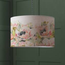 Voyage Maison Papavera Eva Floral Lampshade in Raspberry - thumbnail 2