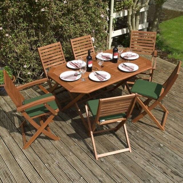 Rowlinsons Plumley Set Wooden Garden Furniture - Timber - L85 x W140 x H73 cm in Brown - image 1