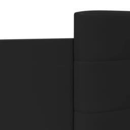Berkfield Home Bed Frame without Mattress Black 75x190 cm Small Single - thumbnail 7