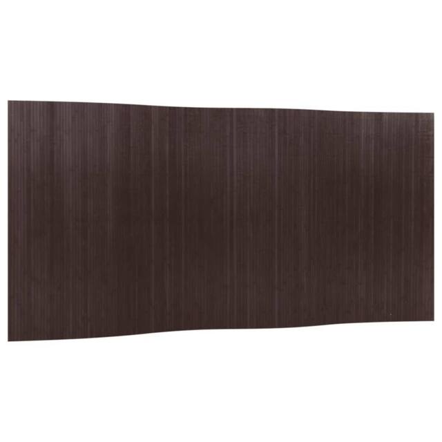 Berkfield Home Room Divider¬†Dark Brown 165x400 cm¬†Bamboo in Dark Brown - Size: 165x400 cm