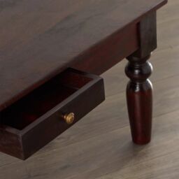 IH Design Mardig Dark Wood Coffee Table with Drawer in Brown - thumbnail 5