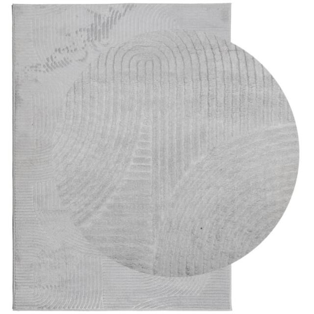 Berkfield Home Rug IZA Short Pile Scandinavian Look Grey 240x340 cm - Size: Medium - image 1