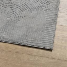 Berkfield Home Rug IZA Short Pile Scandinavian Look Grey 240x340 cm - Size: Medium - thumbnail 4