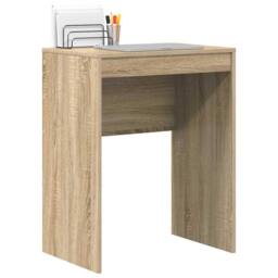 Berkfield Home Modern Computer Desk Sonoma oak Engineered wood 60 x 40 x 76 cm in Light Tan