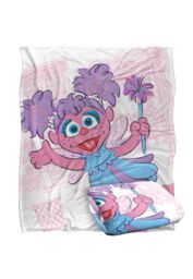 Sesame Street Big Abby On The Street Silky Touch Super Soft Throw Blanket 152 X 127 cm in White - thumbnail 2