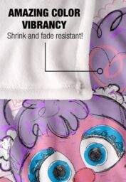 Sesame Street Big Abby On The Street Silky Touch Super Soft Throw Blanket 152 X 127 cm in White - thumbnail 4