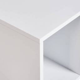 Wyld and Coco Wall-Mounted Bathroom Cabinet White Marble MDP 80 x 40 cm Fluted Front - thumbnail 7