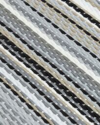 THE RUGS Reversible Weatherproof Outdoor Grey Rugs Striped Rainbow 1020 - Size: 120 cm x 160 cm - thumbnail 3