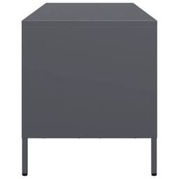 Berkfield Home TV Cabinet Anthracite 68x39x43.5 cm Cold-rolled Steel in Dark Grey - thumbnail 6