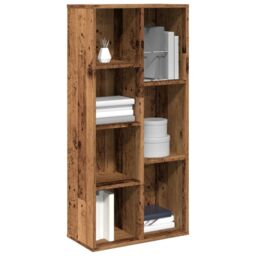 Berkfield Home Book Cabinet Old Wood 50x25x104 cm in Brown - Size: 50 x 25 x 104 cm - thumbnail 1