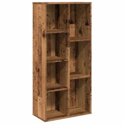 Berkfield Home Book Cabinet Old Wood 50x25x104 cm in Brown - Size: 50 x 25 x 104 cm - thumbnail 2