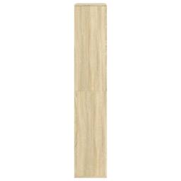 Berkfield Home Room Divider Sonoma Oak 100x33x175 cm Engineered Wood in Light Brown - Size: 100 x 33 x 175 cm - thumbnail 5