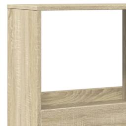Berkfield Home Room Divider Sonoma Oak 100x33x175 cm Engineered Wood in Light Brown - Size: 100 x 33 x 175 cm - thumbnail 7
