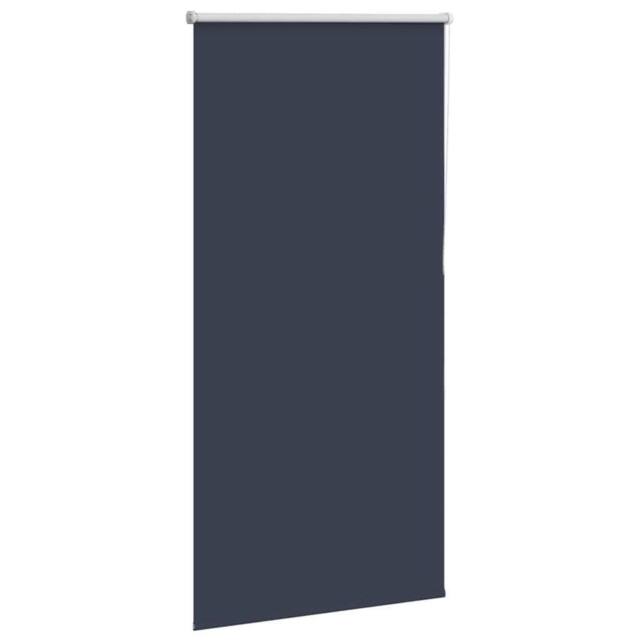 Berkfield Home Roller Blind Blackout Marine 70x130 cm Fabric Width 65.7 cm Polyester in Blue - image 1
