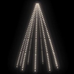 Berkfield Home Christmas Tree Net Lights with 400 LEDs Cold White 400 cm - thumbnail 4