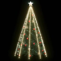 Berkfield Home Christmas Tree Net Lights with 400 LEDs Cold White 400 cm - thumbnail 3