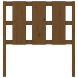 Berkfield Home Beautiful Bed Headboard Honey Brown 95.5x4x100 cm Solid Wood Pine - thumbnail 4