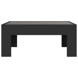 Berkfield Home Coffee Table with Infinity LED Black 70x50x30 cm - Size: 70 x 50 x 30 cm - thumbnail 6