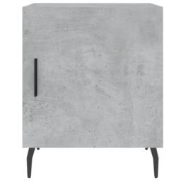 Berkfield Home Modern Bedside Cabinets 2 pcs Concrete Grey 40x40x50 cm Engineere - Size: 40 x 40 x 50 cm - thumbnail 7