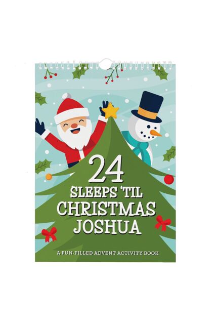 Personalised Memento Company Personalised 24 Sleeps Christmas Activity Advent Calendar - image 1