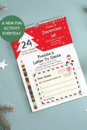 Personalised Memento Company Personalised 24 Sleeps Christmas Activity Advent Calendar - thumbnail 4