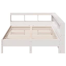 Berkfield Home Bookcase Bed without Mattress White 160x200 cm Solid Wood Pine - thumbnail 5
