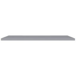 Berkfield Home Floating Wall Shelf Grey 120x23.5x3.8 cm MDF - thumbnail 4