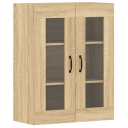 Berkfield Home Wall Mounted Cabinets 2 pcs Sonoma Oak Engineered Wood in Brown - thumbnail 6