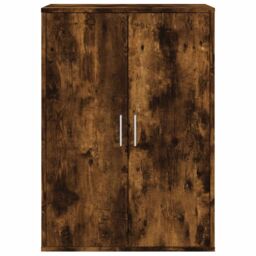 Berkfield Home Sideboards 2 pcs Smoked Oak 60x31x84 cm Engineered Wood in Brown - Size: 60 x 31 x 84 cm - thumbnail 5