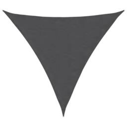Berkfield Home Sunshade Sail Oxford Fabric Triangular 3.6x3.6x3.6 m Anthracite in Dark Grey - thumbnail 3