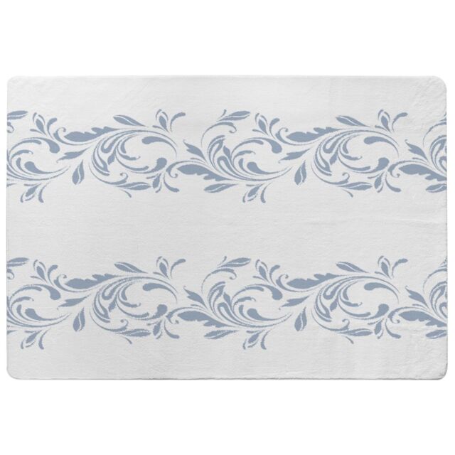 Benjamin Tate Design Decorative Swirls & Flowers Designer Rug in Natural - Size: Large - image 1