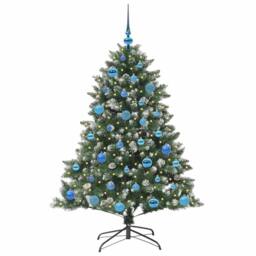 Berkfield Home Modern Artificial Christmas Tree with Stand Green 105 x 105 x 150 cm
