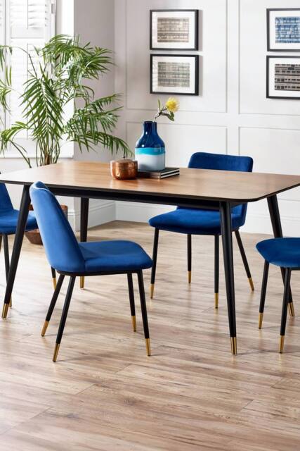 Julian Bowen Findlay Rectangular 4-6 Seater Dining Table in Walnut - image 1