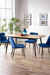 Julian Bowen Findlay Rectangular 4-6 Seater Dining Table in Walnut - thumbnail 4