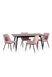 Julian Bowen Findlay Rectangular 4-6 Seater Dining Table in Walnut - thumbnail 8