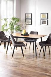 Julian Bowen Findlay Rectangular 4-6 Seater Dining Table in Walnut - thumbnail 2