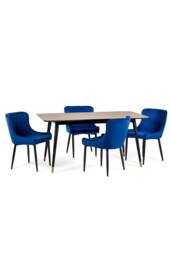 Julian Bowen Findlay Rectangular 4-6 Seater Dining Table in Walnut - thumbnail 9