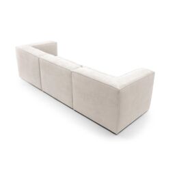 Abakus Direct Doris 4 Seater Sofa in White Cord Chenille - thumbnail 3