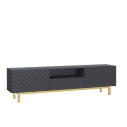 Mex Furniture LTD TV Unit Diamond Luxe 180cm - Dark Grey - thumbnail 9