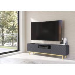 Mex Furniture LTD TV Unit Diamond Luxe 180cm - Dark Grey - thumbnail 5