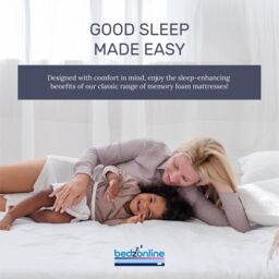 Bedzonline 5FT Hydro Pocket Spring Memory Foam Mattress - Luxury Comfort & Breathable Design in Grey - Size: King - thumbnail 7