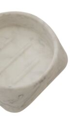Orsina Riviera Soap Dish, Durable Polyresin in Grey - thumbnail 5