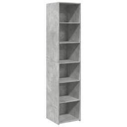 Berkfield Home Highboard Concrete Grey 40x41x185 cm Engineered Wood - Size: 40 x 41 x 185 cm - thumbnail 2
