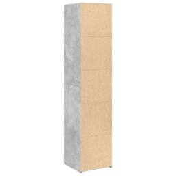 Berkfield Home Highboard Concrete Grey 40x41x185 cm Engineered Wood - Size: 40 x 41 x 185 cm - thumbnail 6