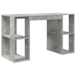 Berkfield Home Grey Computer Desk Concrete grey - thumbnail 1