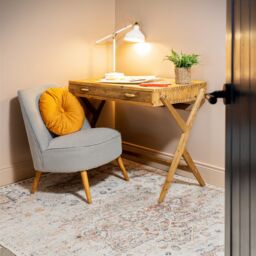 Kukoon Large Area Rugs for Living Room Washable & Non Slip in Ivory - Size: 160 cm x 230 cm - thumbnail 4