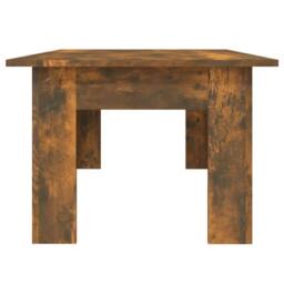 Berkfield Home Coffee Table Smoked Oak 100x60x42 cm Engineered Wood in Brown - Size: 100 x 60 x 42 cm - thumbnail 6