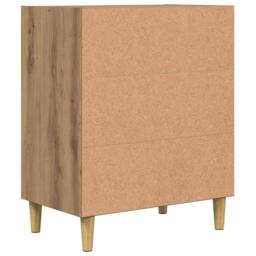 Berkfield Home Sideboard Artisan Oak 57x35x75 cm Engineered Wood in Brown - Size: 57 x 35 x 75 cm - thumbnail 6