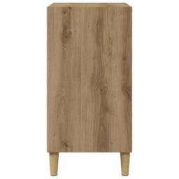 Berkfield Home Sideboard Artisan Oak 57x35x75 cm Engineered Wood in Brown - Size: 57 x 35 x 75 cm - thumbnail 5