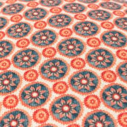 Wylder Tropics Onika Geometric Rectangular Cushion in Blue - Size: 30 cm x 50 cm - thumbnail 5